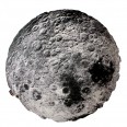 Polštář kulatý Moon, 70 cm, šedá