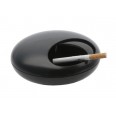 Uzavíratelný popelník BALVI Pebble, černý