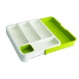 Přihrádky na příbory  JOSEPH JOSEPH DrawerStore™ Cutlery Tray bílé/zelené
