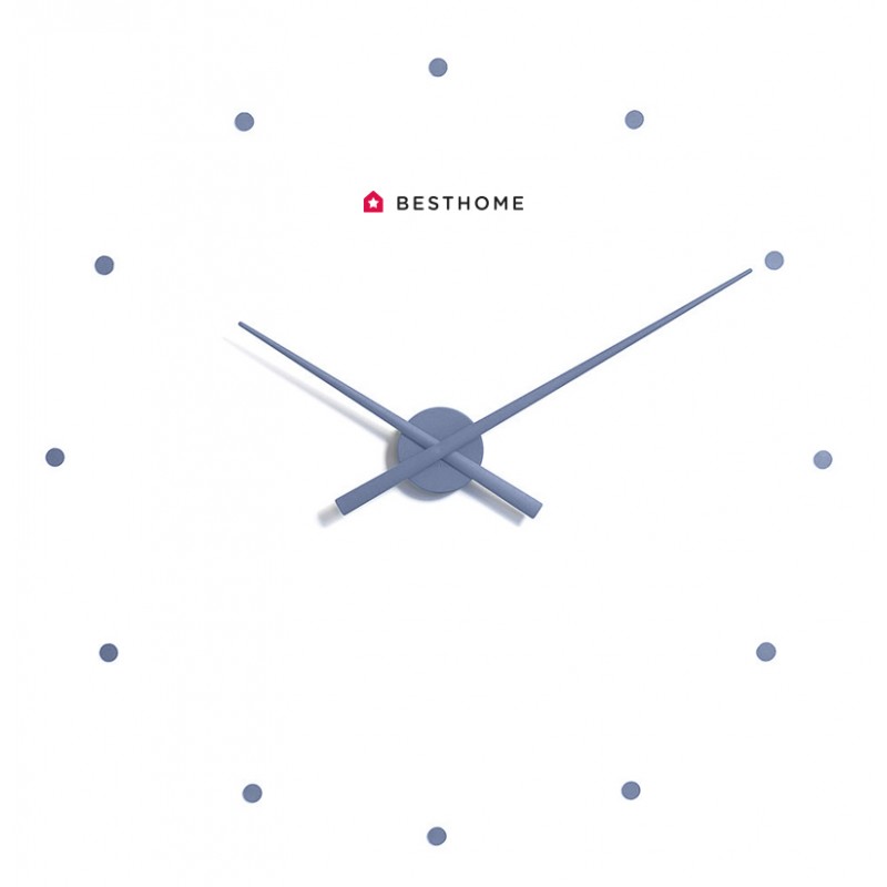 Designové nástěnné hodiny NOMON OJ ocelově modré 80cm