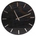 Nástěnné hodiny Mramor, 30 cm, černá, černá