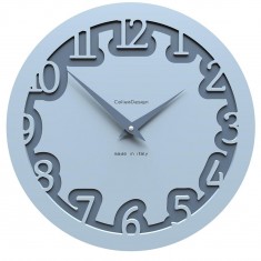Designové hodiny 10-002 CalleaDesign (více barevných verzí) Barva světle modrá - 74