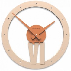 Designové hodiny 10-015 CalleaDesign Xavier 35cm (více barevných verzí) Barva terracotta - 24
