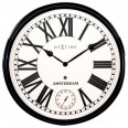 Designové nástěnné hodiny 3128zw Nextime Amsterdam 52cm