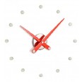 Designové nástěnné hodiny Nomon RODON Mini red 50cm