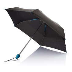 Skládací deštník Droplet, XD Design, modrá rukojeť