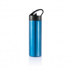 XD Design, Sport, lahev s brčkem, 500ml, modrá