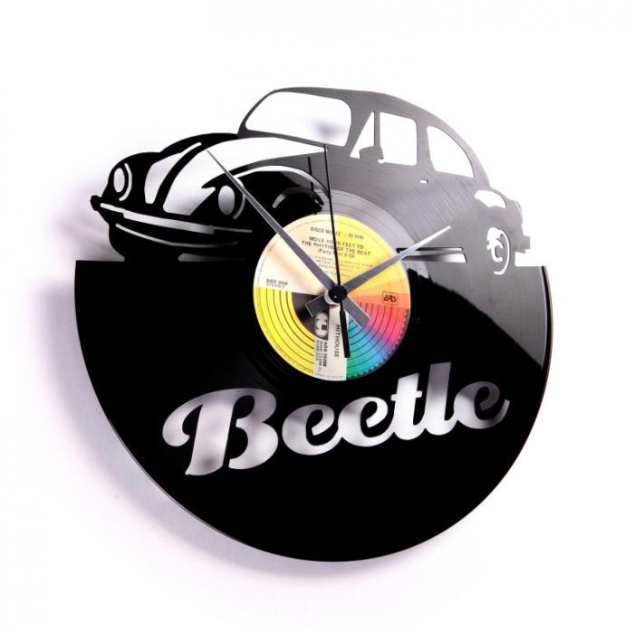 Designové nástěnné hodiny Discoclock 046 Beetle 30cm