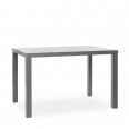 Jídelní stůl Priscilla, 120 cm, šedá mat, šedá