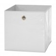 Úložný box lakovaný Beta 1, 32 cm, bílá, bílá
