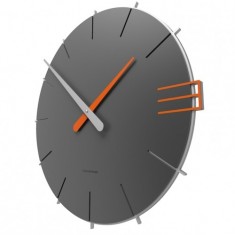 Designové hodiny 10-019 CalleaDesign Mike 42cm (více barevných verzí) Barva grafitová (tmavě šedá) - 3