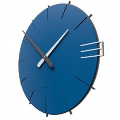 Designové hodiny 10-019 CalleaDesign Mike 42cm (více barevných verzí) Barva tmavě modrá klasik - 75