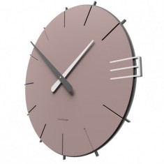 Designové hodiny 10-019 CalleaDesign Mike 42cm (více barevných verzí) Barva švestkově šedá - 34