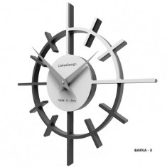 Designové hodiny 10-018 CalleaDesign Crosshair 29cm (více barevných verzí) Barva grafitová (tmavě šedá) - 3