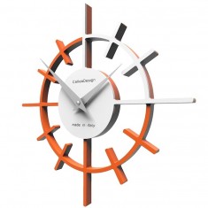 Designové hodiny 10-018 CalleaDesign Crosshair 29cm (více barevných verzí) Barva antracitová černá - 4
