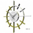 Designové hodiny 10-018 CalleaDesign Crosshair 29cm (více barevných verzí) Barva zelená oliva - 54