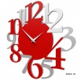 Designové hodiny 10-020 CalleaDesign Russel 45cm (více barevných verzí) Barva světle červená - 64