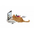 Škrabadlo / laptop pro kočku SUCK UK Cat Playhouse
