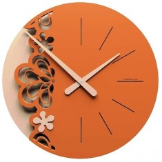 Designové hodiny 56-10-2 CalleaDesign Merletto Big 45cm (více barevných verzí) Barva béžová (nejsvětlejší) - 11