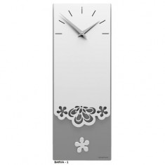 Designové hodiny 56-11-1 CalleaDesign Merletto Pendulum 59cm (více barevných verzí) Barva bílá - 1