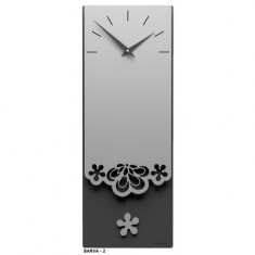 Designové hodiny 56-11-1 CalleaDesign Merletto Pendulum 59cm (více barevných verzí) Barva stříbrná - 2