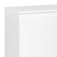 Skříň s dvoukřídlými dveřmi Picture, 80 cm, bílá