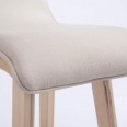 Barová židle Cornelia textil, šedá