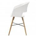 Jídelní židle Nadja (SET 2 ks), bílá, bílá
