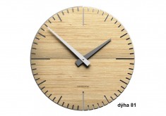 Designové hodiny 10-025 natur CalleaDesign Exacto 36cm (více dekorů dýhy) Design bělený dub - 81