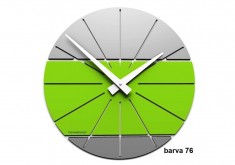 Designové hodiny 10-029 CalleaDesign Benja 35cm (více barevných verzí) Barva zelené jablko - 76