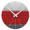 Designové hodiny 10-029 CalleaDesign Benja 35cm (více barevných verzí) Barva světle červená - 64