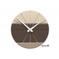 Designové hodiny 10-029 CalleaDesign Benja 35cm (více barevných verzí) Barva čokoládová - 69