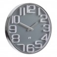 Designové nástěnné hodiny Future Time FT7010GY Numbers 30cm