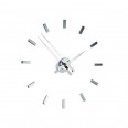 Designové nástěnné hodiny Nomon TACON 12i 73cm Nomon verze stříbrný chrom Inox