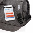 Dámský bezpečnostní batoh s alarmem a SOS sms lokací Elle Protective, XD Design, černý/šedý