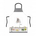 FOXTROT Zástěra kuchyňská Cyklisté Paříž