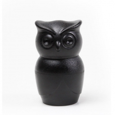 Mlýnek na pepř/sůl QUALY Tasty Owl, černý